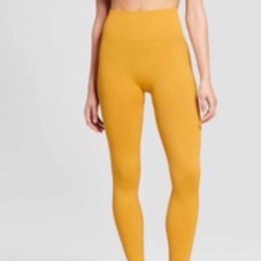 Joy Lab leggings in mustard